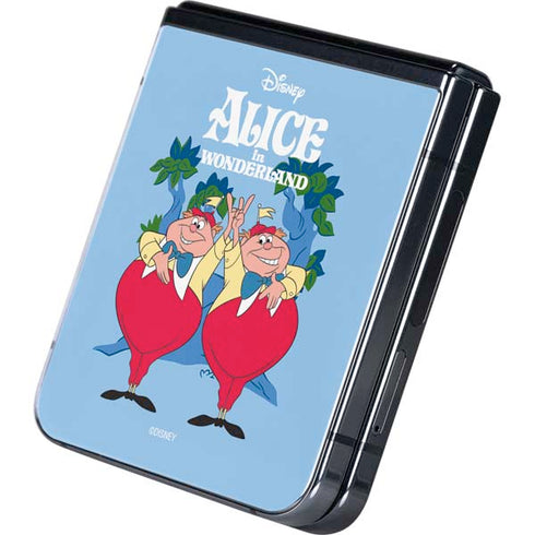 Disney Alice in Wonderland Tweedle Dee and Tweedle Dum Galaxy Z Flip5 5G Skin